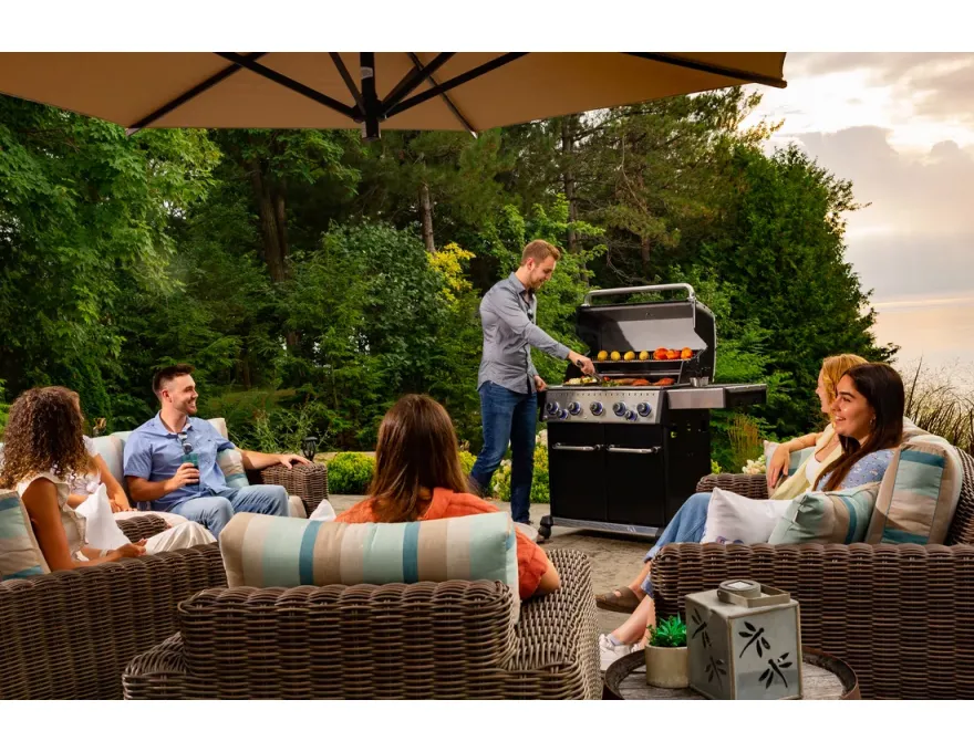 Grill gazowy Baron 590 z rożnem - 6